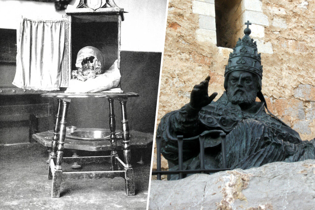 En Aragón hay dos pueblos peleándose por un motivo peculiar: acoger la cabeza de un «antipapa» medieval